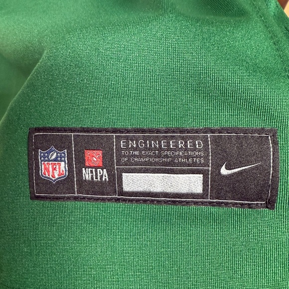 Nike NFL On Field New York Jets Aaron Rodgers #8 Men’s Jersey Size XL Green - Picture 4 of 6